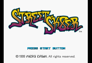 Street Sk8er Title Screen